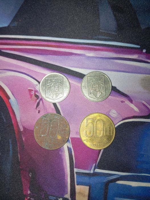 Monede 10 si 50 lei