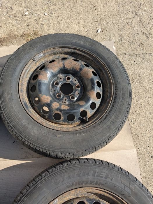 Jante R16 Mercedes + 195-205/65/R16C set iarna