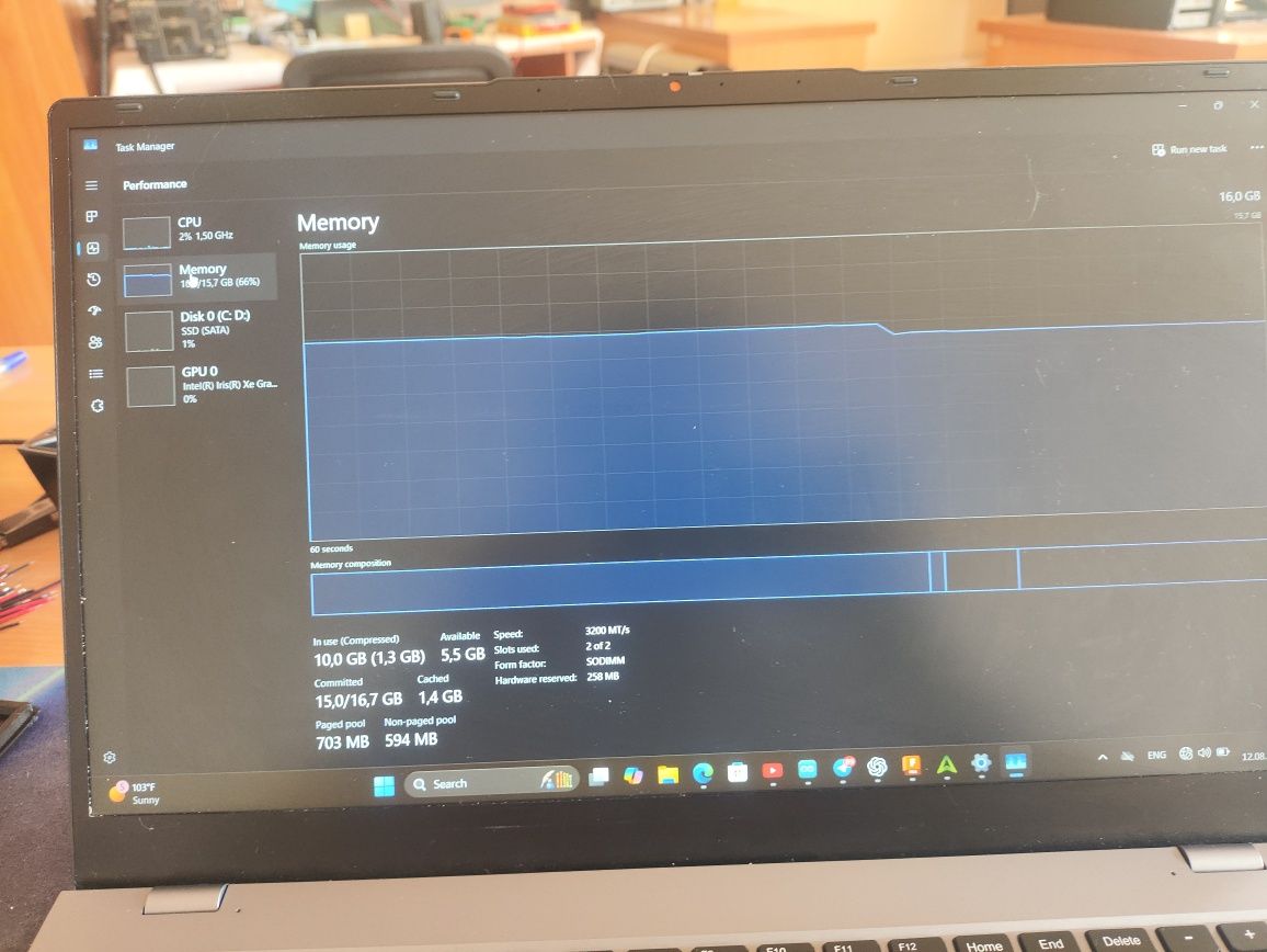 Hanson notebook core i5 12600h