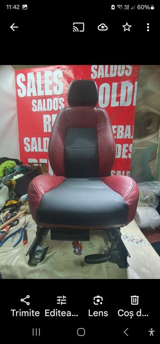 Retapitez cu piele naturala scaune auto și de birou,