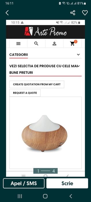 Difuzor de aromă cu 7 culori, MO9707-01,Brovn