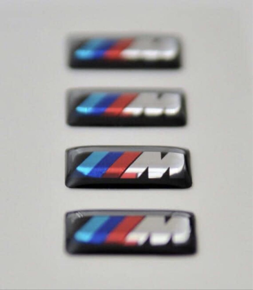 4 броя Стикер BMW "M power" за джанти, волан и интериор