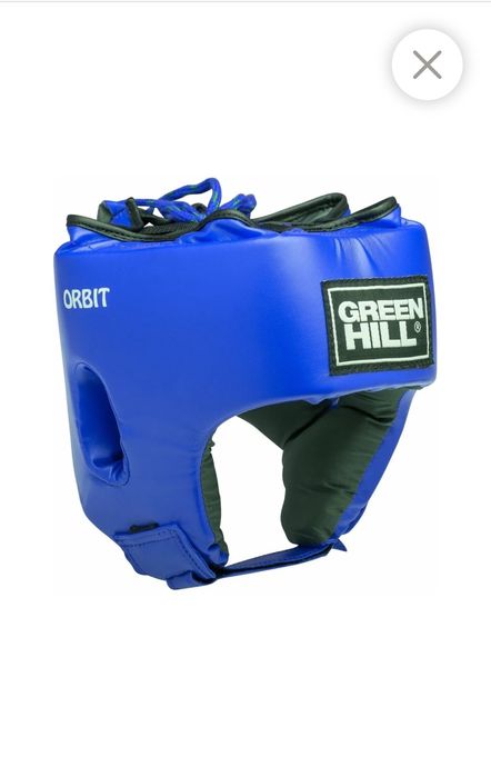 Боксерский шлем ORBIT Green Hill детский синий куплен в России