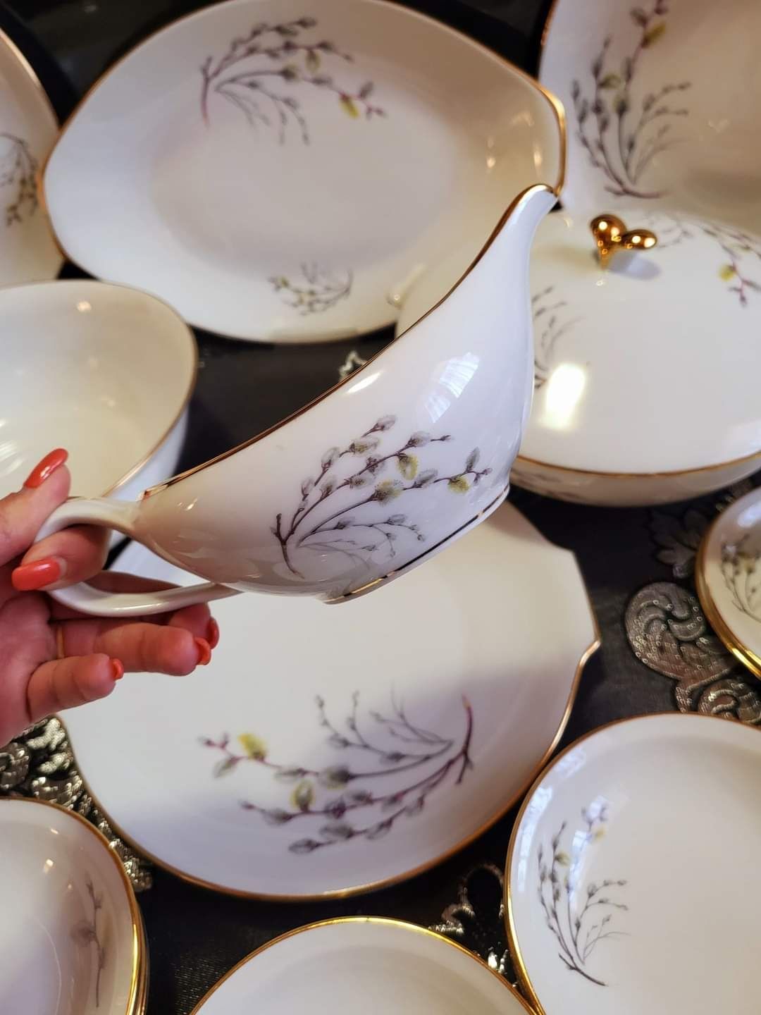 Френски сервиз за хранене и кафе Limoges