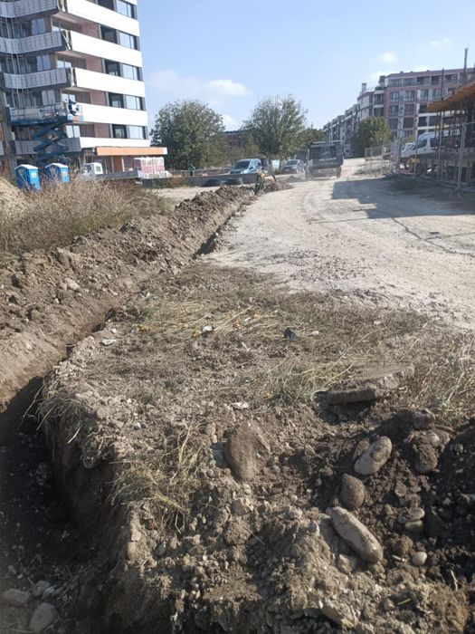 Услуги с багер и самосвал