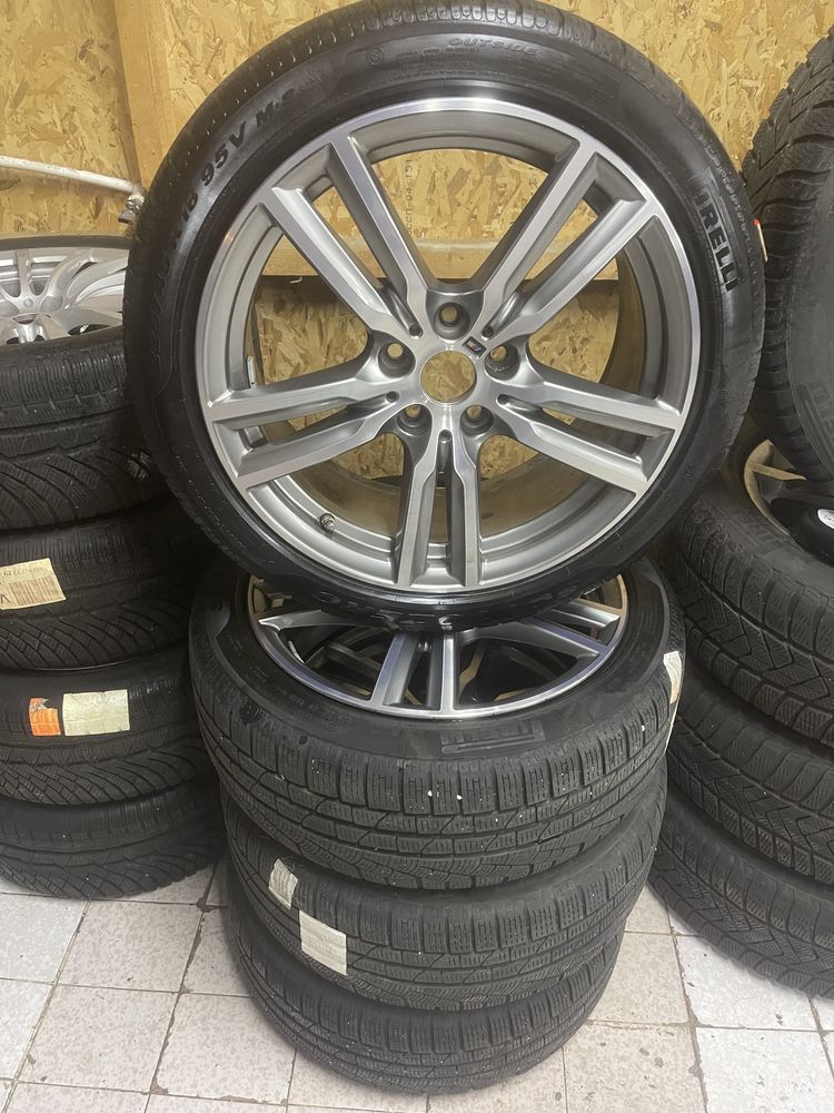 Set jante cu cauciucuri iarna Bmw seria 2 f45 f46 f20 225 45 r18