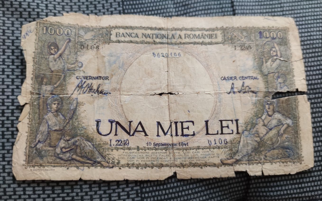 Bancnotă 1000 lei 1941