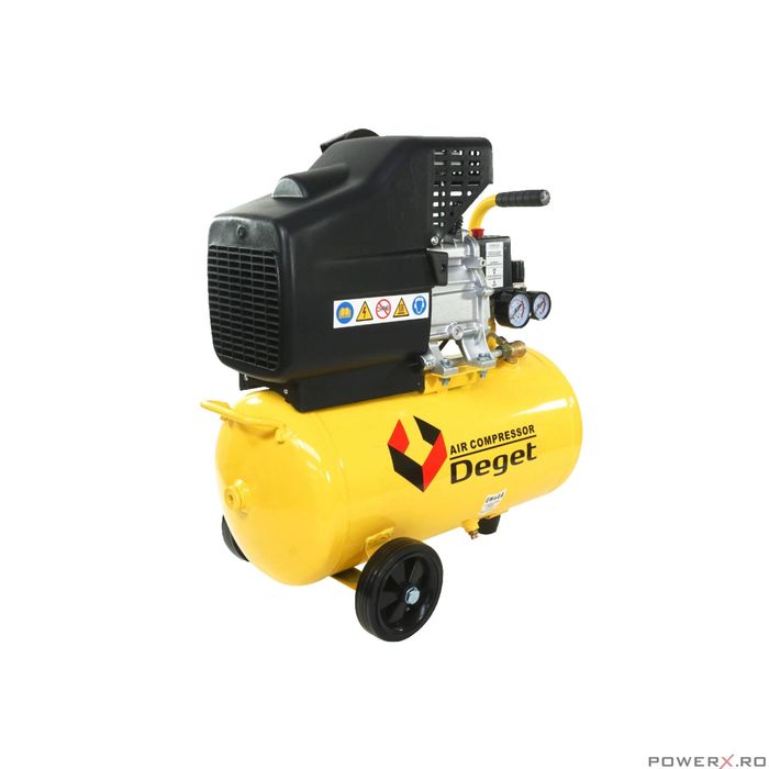 Compresor 24 litri, 1 piston, 230V 138/200 L/min, presiune 8 bari,