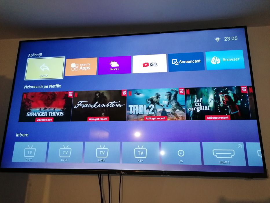 Televizor Smart Tech SMT58F30UV2M1B1, 146 cm, Smart, LED, 4K Ultra HD,