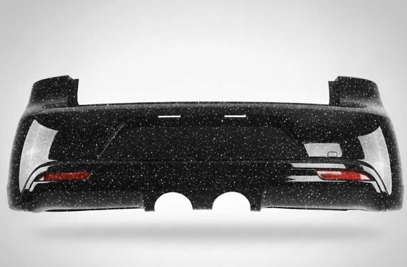 Bara Spate VW Golf 6 VI 2008-2013 R20 Look (LC9X (Negru))