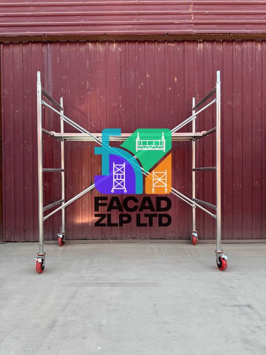 Леса строительные, комплект с настилом, балонами, завод Китай