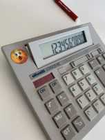 Calculator de birou Olivetti cu contabilitate+cadou