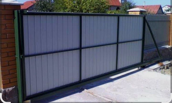 Откатные ворота заборы