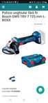 Polizor unghiular fără fir Bosch GWS 18V-7 125 mm L-BOXX, NOU