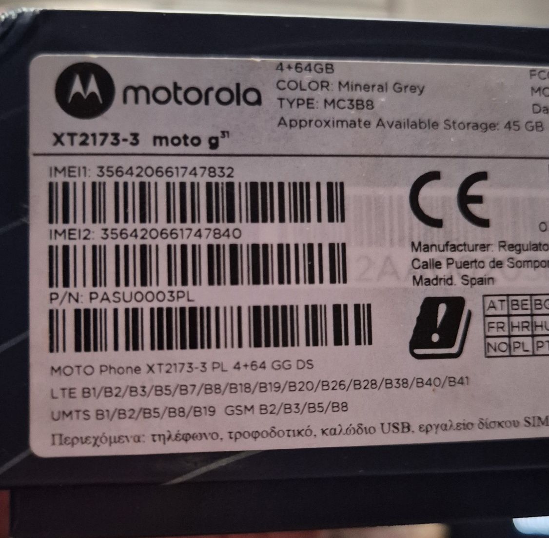Motorola moto g31