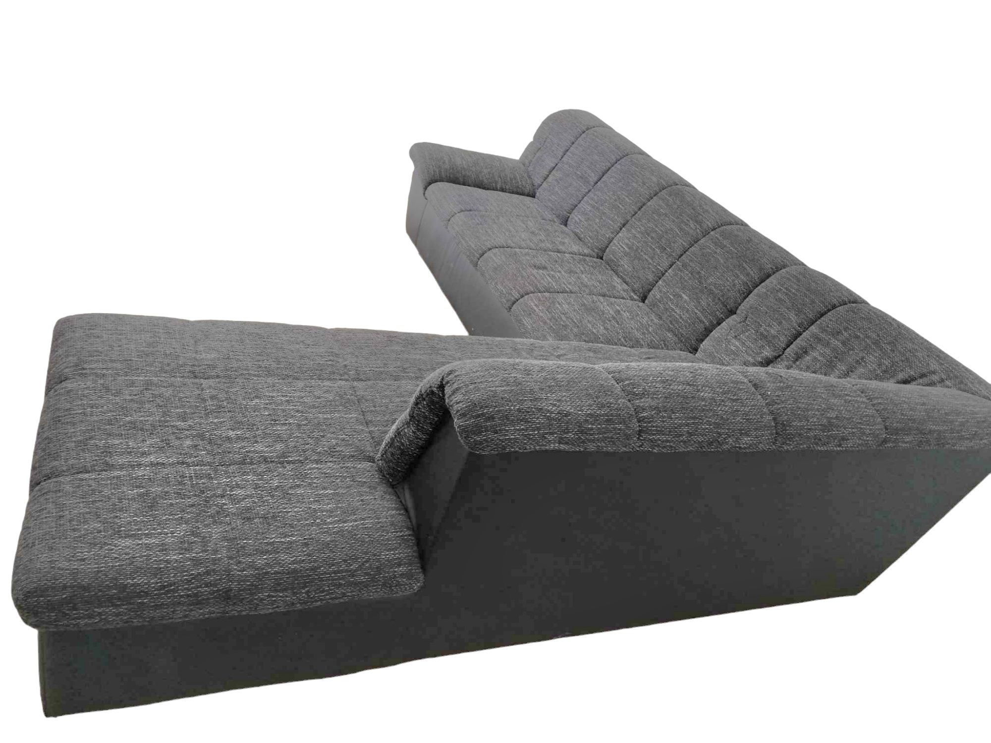Ъглов диван (сив цвят/графит)