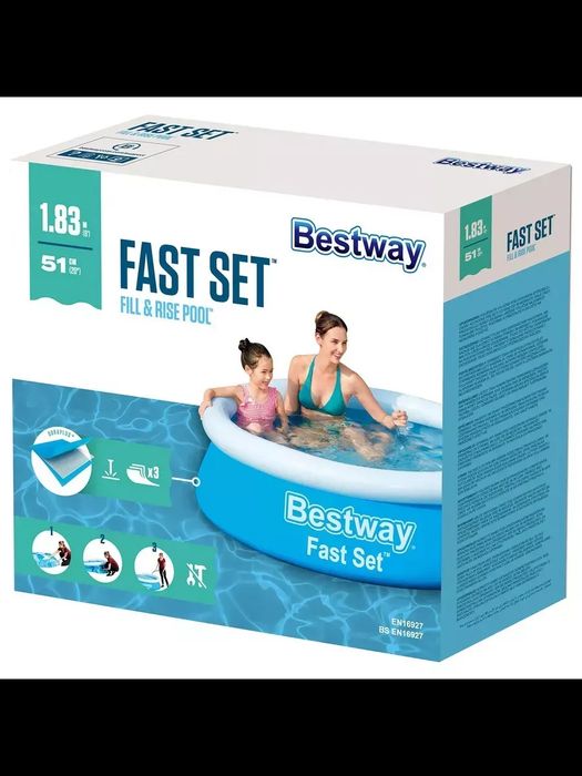 Бассейн надувной круглый