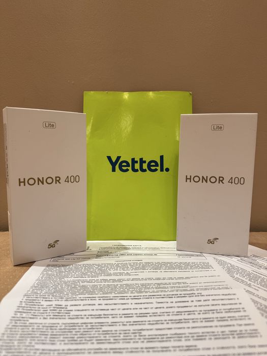 Honor 400 Lite | 256GB | 5G | 36 м. гаранция Yettel | Grey / Green