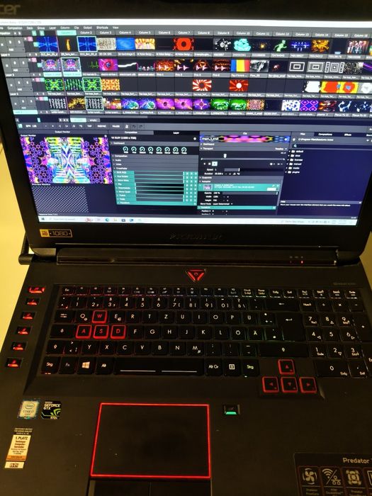Laptop Acer gaming.