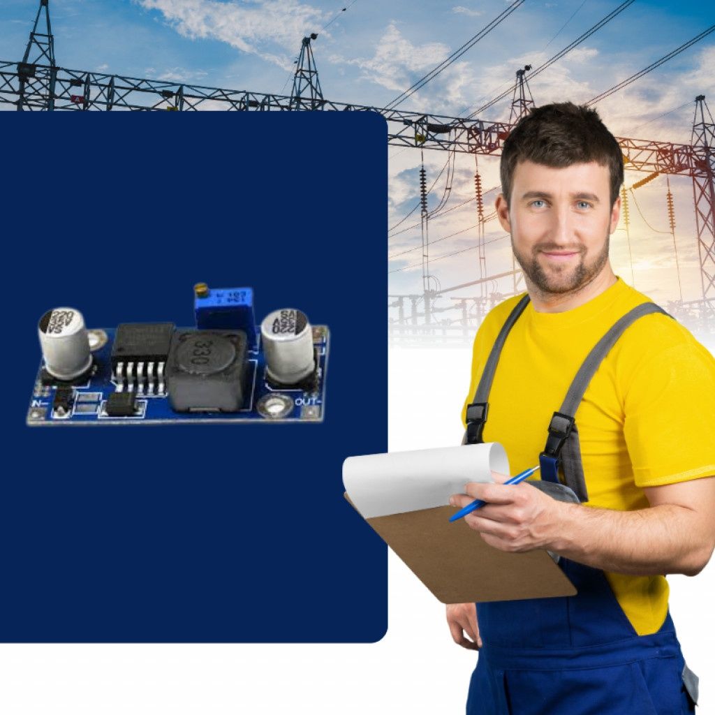 DC-DC понижаващ регулируем стабилизатор на напрежение 1.5V–35V | LM259
