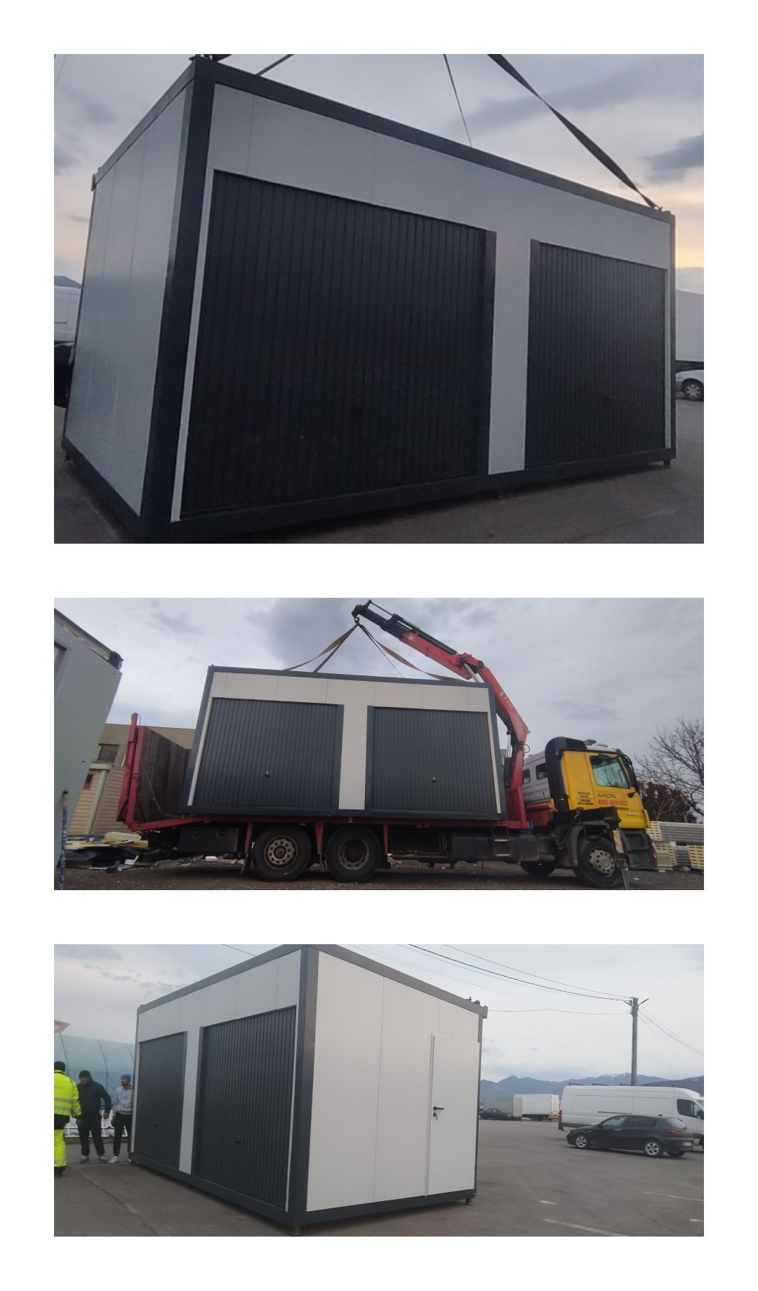 Container monobloc/modular