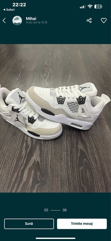 Jordan 4 Model Nou