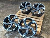 19 Audi Rotor25 8.5j et35 Black Polish A3 A4 A5 A6 A7 A8 Q3 Q5 Чисто Н