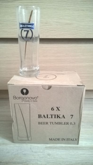 Новые стаканы под пиво БАЛТИКА 6 штук