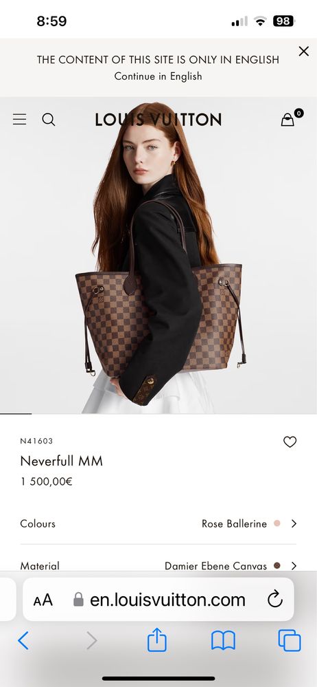 Louis Vuitton Neverfull MM