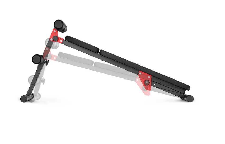 Vand banca de antrenament Marbo Sport, 54x40x129 cm, Negru NOUA