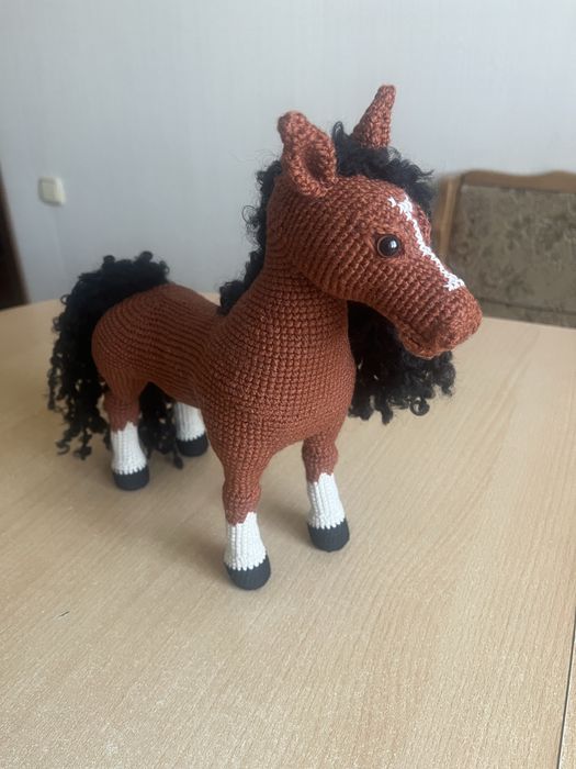 Мягкая игрушка,лошадка ручной работы