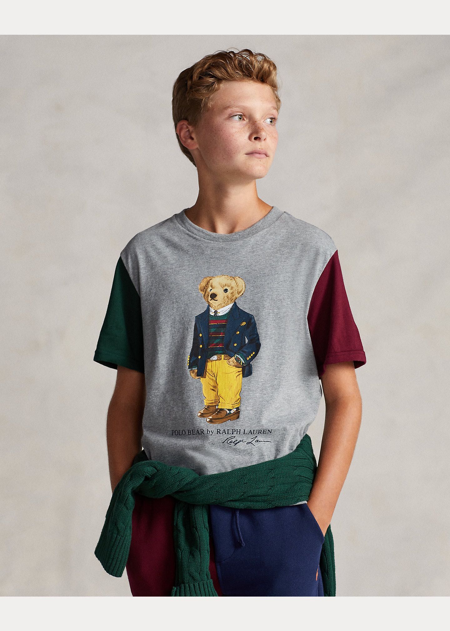 Ralph Lauren 8 ani tricou bumbac ursulet baieti