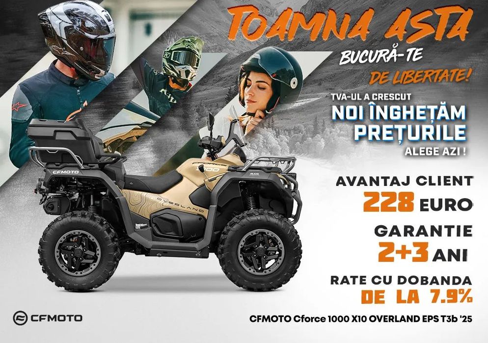 CF Moto CForce 1000 EPS CFMOTO CFORCE 1000 X10 Overland EPS T3b '25