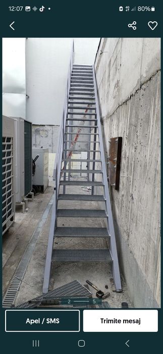 Scări metalice profesionale