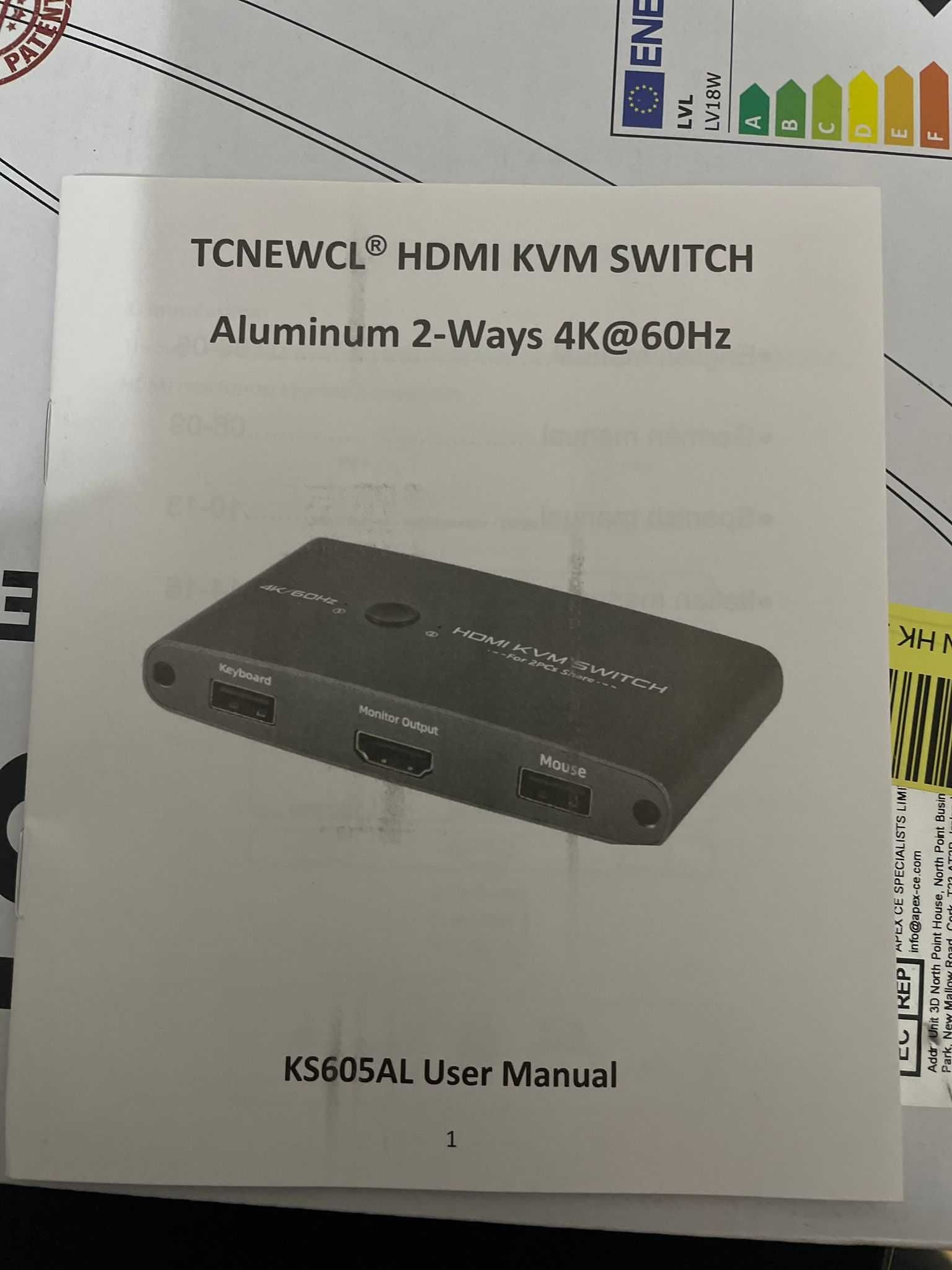 Comutator KVM HDMI  4k