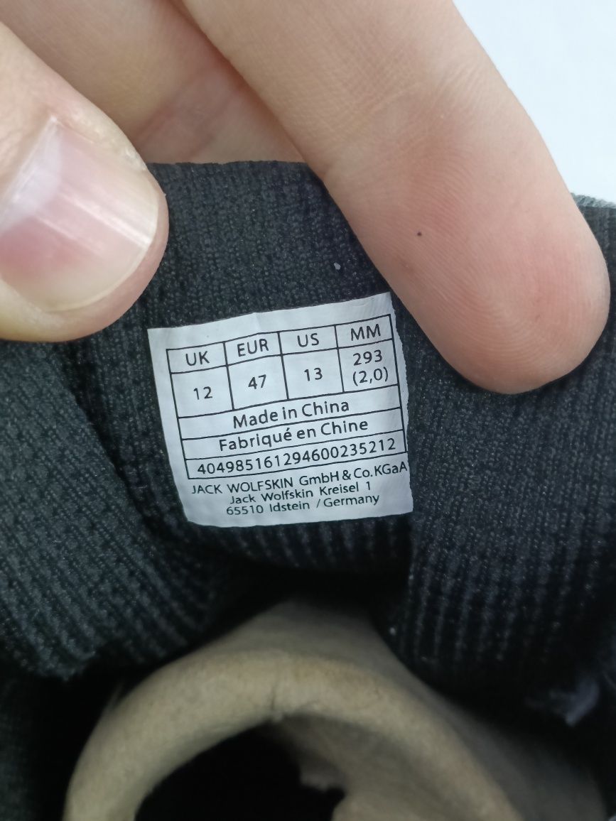 Jack Wolfskin Refugio Texapore Low M номер 47 код 7A