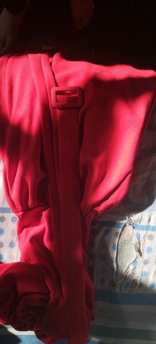 Красное платье, плотное