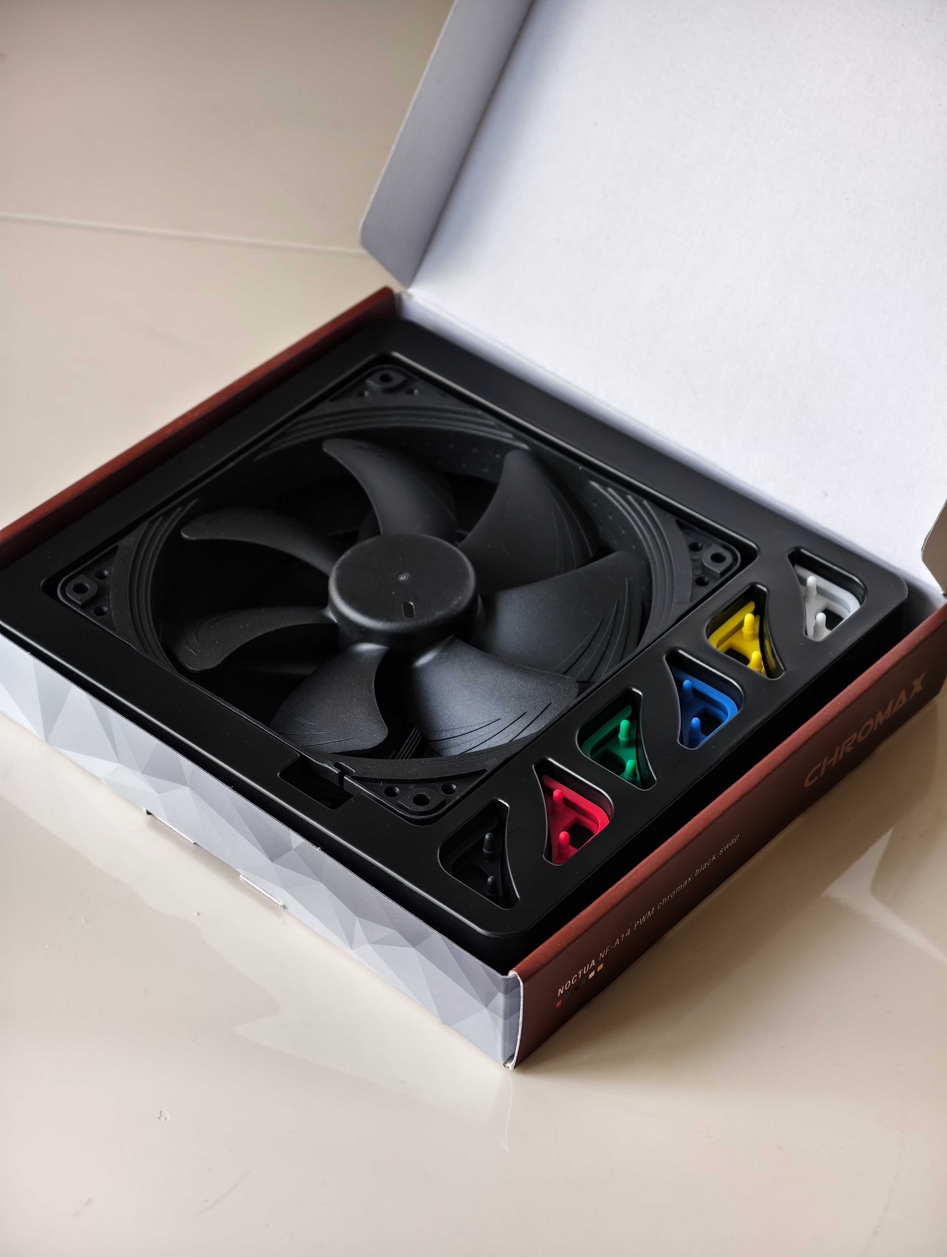 Noctua NF-A14 PWM Chromax 140 мм корпус вентилятор