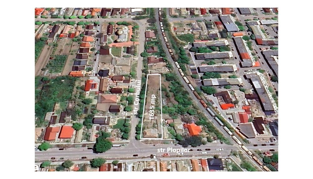Teren intravilan Navodari strada Plopilor dubla deschidere 1635mp