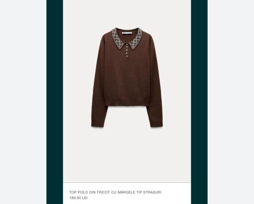 Vând pulover zara