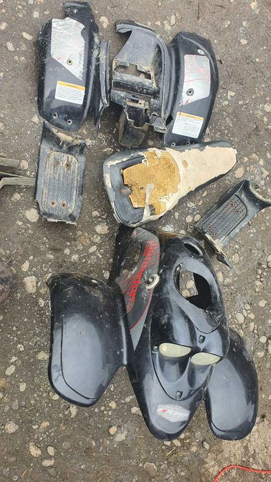 SET Carena ATV DEFENDER-Sa-Scarite-Rezervor-Plastice-Far-Prindere-TOT