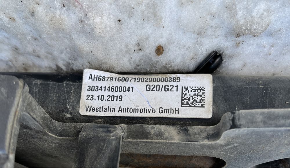 Carlig / Cui Remorcare BMW Seria 3 G20 G21