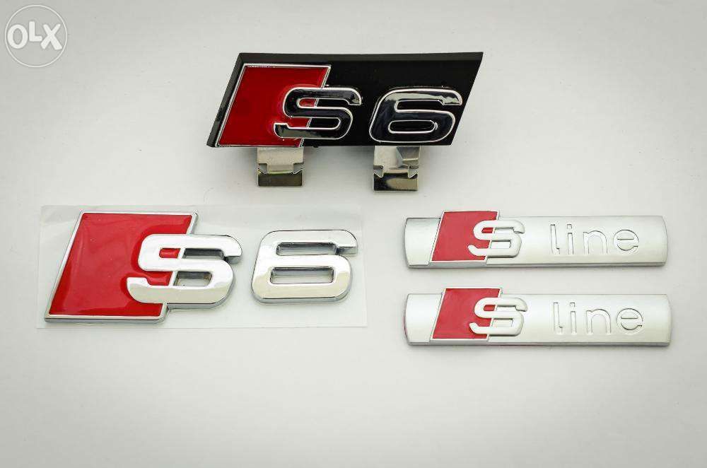 Set Embleme Audi A6/S6-line s-line