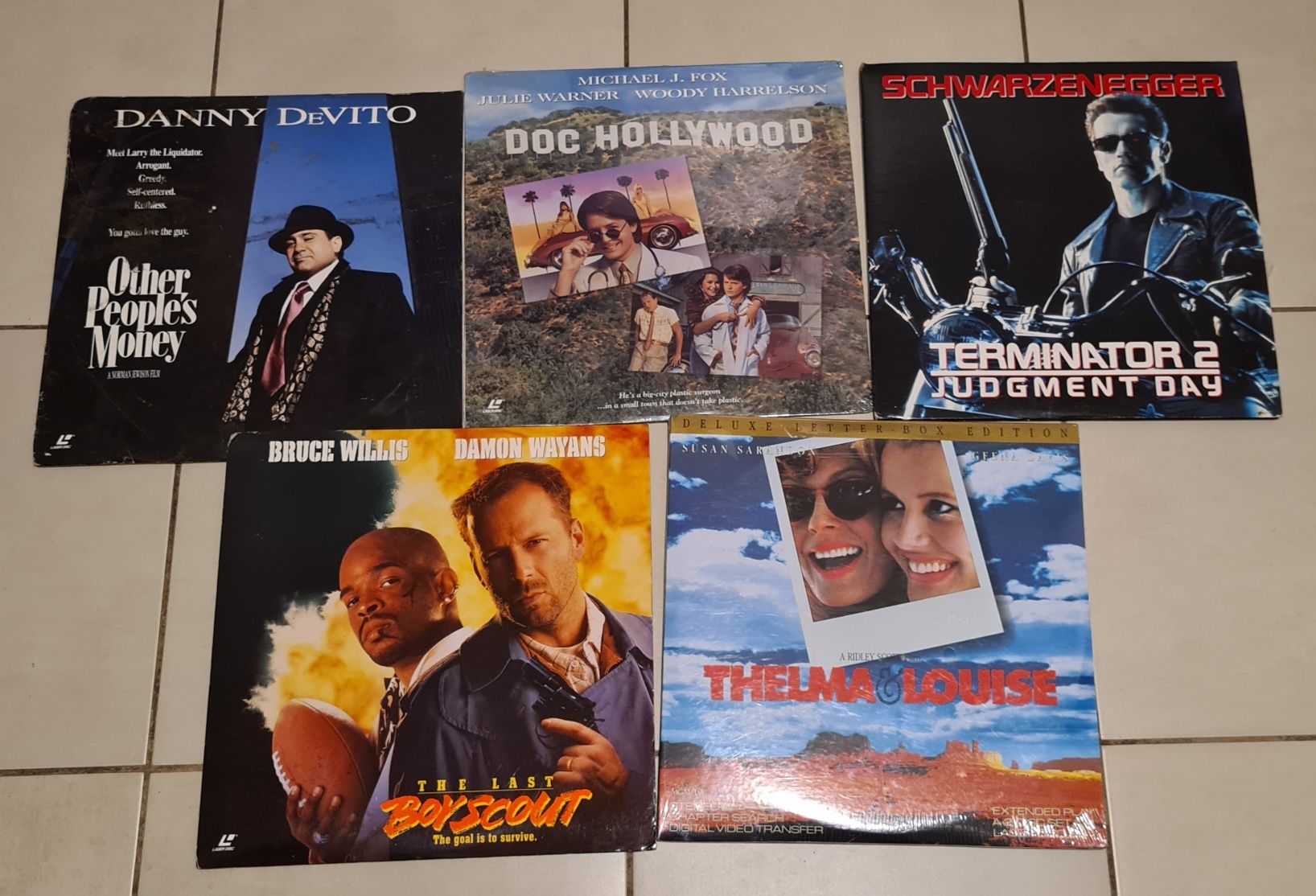 Filme LaserDisc Laser Disc LD VHS Blu Ray DVD Terminator