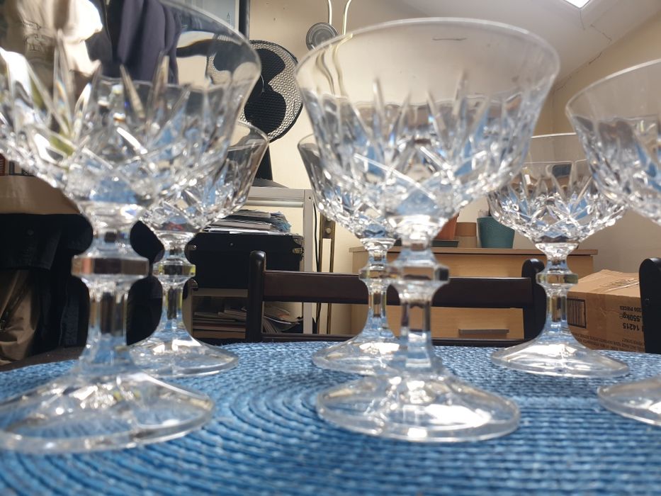 Set de 6 pahare  cupe din cristal