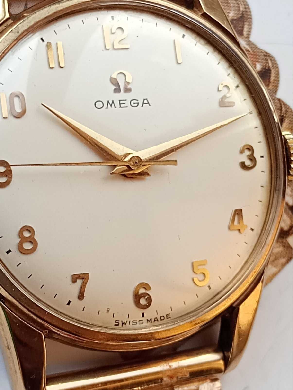 Швейцарски Златен часовник 9k/375/  OMEGA 1960г