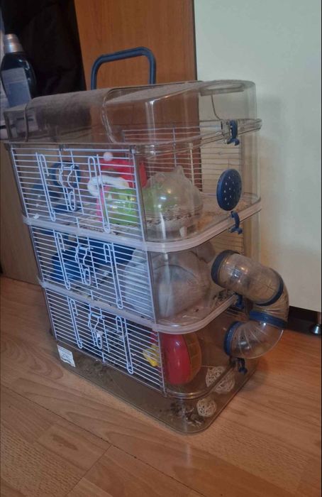 Cușcă hamster 3 etaje