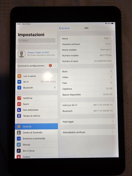 Tabletă Apple Ipad Mini 2 Wi-Fi 32 GB memorie