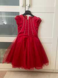 Червена рокля Petit Fleur”