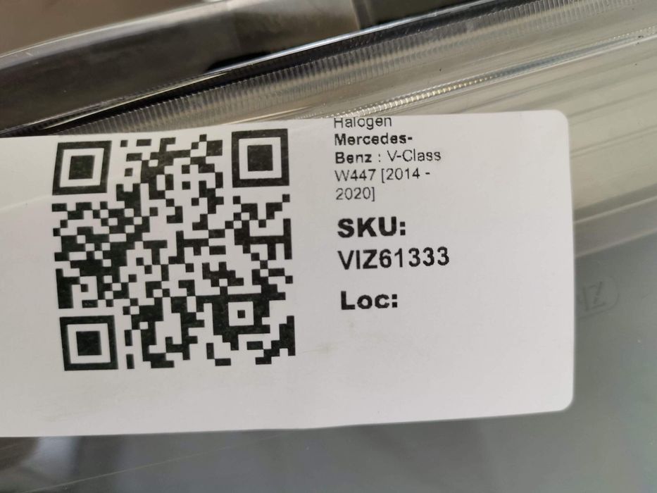 Десен фар с халоген Мерцедес-Бенц В-Клас / Mercedes-Benz V-Class W447
